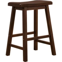 Set Of 2 24" Watkins Saddle Seat Backless Counter Height Barstools - Inspire Q 20 Set Of 2 24" Watkins Saddle Seat Backless Counter Height Barstools - Inspire Q -Furniture Store GUEST 003d8cfb ffa9 4cf0 a17b d8c3ba70b55c