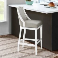 Ellie Bar Height Stool With Back - Alaterre Furniture -Furniture Store GUEST 00978e03 9943 458b 93ea 4c8cb1f22088