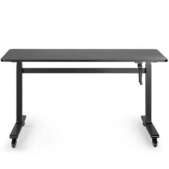 Tranzendesk Standing Desk with Front Handle And Detachable Wheels - 55” Sit To Stand Workstation – Black – Stand Steady 20 Tranzendesk Standing Desk with Front Handle And Detachable Wheels - 55” Sit To Stand Workstation – Black – Stand Steady -Furniture Store GUEST 0193bdc0 0746 40cd 9534 31e6d680eeb6