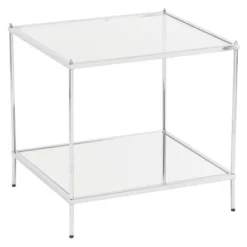 Benton Glam Mirrored End Table - Chrome - Aiden Lane -Furniture Store GUEST 01a5dcc8 2f71 4efb a41e 968703b04106