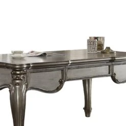 Versailles Executive Desk Antique Platinum - Acme Furniture -Furniture Store GUEST 01d20fe5 dcc6 4c24 9004 4678b5bd8187