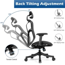 Costway Ergonomic High Back Mesh Office Chair Adjustable Swivel Computer Chair -Furniture Store GUEST 01daa61c 110b 49cd b1f0 10b9539951d8