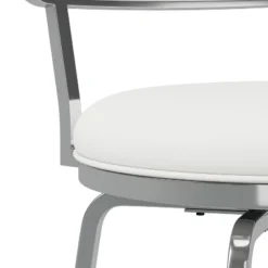 Baltimore Metal And Upholstered Swivel Counter Height Stool Chrome - Hillsdale Furniture -Furniture Store GUEST 02773ce7 2b15 498f 9804 10e0df337716