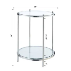 Royal Crest 2 Tier Round End Table - Johar Furniture -Furniture Store GUEST 02dc5aad c019 4406 90a8 0fc7708d8f78