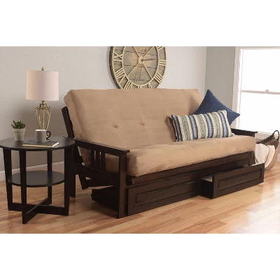 Full Chicago Frame And Coil Mattress With Storage Drawers - Dual Comfort 3 Full Chicago Frame And Coil Mattress With Storage Drawers - Dual Comfort