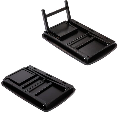 BirdRock Home Portable Sit Or Stand Desk With Storage Drawer And Media Slot - Espresso 5 BirdRock Home Portable Sit Or Stand Desk With Storage Drawer And Media Slot - Espresso - Image 3