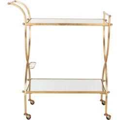 Lucretius Bar Cart - Safavieh -Furniture Store GUEST 05b7b5ca a1de 4370 a12c b5f141b86a3a