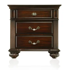 3pc California King Pennings Traditional Bed Set And Nightstand With Chest Dark Walnut - HOMES: Inside + Out -Furniture Store GUEST 07acb11a 1160 45f4 b8a0 8a129b8c6757