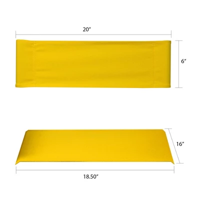 Director's Chair Replacement Canvas Gold - Flora Home 4 Director's Chair Replacement Canvas Gold - Flora Home - Image 2