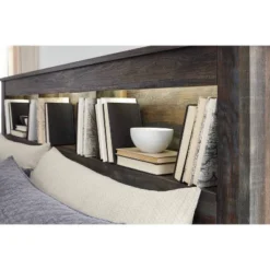 Queen/Full Drystan Bookcase Headboard - Signature Design By Ashley -Furniture Store GUEST 087fc94c 12fe 46d2 b56c b7945ee70644