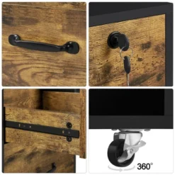 Yaheetech 2-Drawer And 1-Open Shelf Mobile Letter Size Rolling File Cabinet For Home And Office 12 Yaheetech 2-Drawer And 1-Open Shelf Mobile Letter Size Rolling File Cabinet For Home And Office -Furniture Store GUEST 0979b6cb c65d 4d4e a049 d1bc866058ed