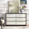 6 Drawer Chest White Espresso - Buylateral -Furniture Store GUEST 0989a456 d6fa 4132 b047 c58604954b70