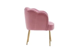 Modern Shell Shape Armchair Accent Chair With Gold Legs-ModernLuxe 18 Modern Shell Shape Armchair Accent Chair With Gold Legs-ModernLuxe -Furniture Store GUEST 0b9a731a 31f9 42e1 be5e 2748e92fc10d