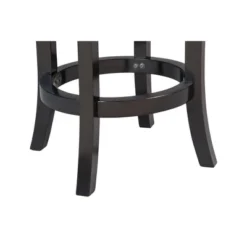 Cordova Swivel 24" Counter Height Barstool Hardwood/Black - Boraam -Furniture Store GUEST 0d0f5b4b 0673 4b91 9a20 770b52801379