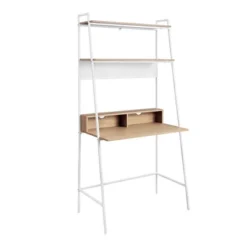 36" Writing Desk With Open Storage Ladder Bookshelf - Saracina Home -Furniture Store GUEST 108fd04d 734b 4161 811d 43686b237442