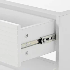 39" Modern Freestanding Shoe Cabinet With 2 Flap Drawers And 1 Slide Drawer - ModernLuxe -Furniture Store GUEST 115b9cd2 dfa3 4da6 8b19 9408c21ad20a