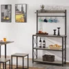 Yaheetech 4-Tier Kitchen Storage Rack With 5 S Hooks -Furniture Store GUEST 119b88d6 8eac 4b2f 947b f6a4608c783f