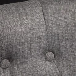 HOMCOM Upholstered Armless Fabric Loveseat With Button Tufted Design For Living Room With Wood Legs -Furniture Store GUEST 11f89e99 835a 4776 beb9 a5d9214e47ce