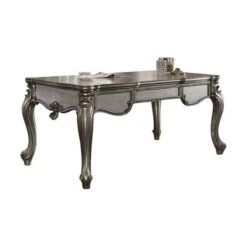 Versailles Executive Desk Antique Platinum - Acme Furniture -Furniture Store GUEST 149b62c4 9709 4d4a 8079 4e36939515d5