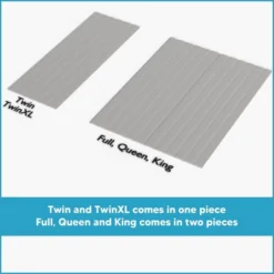 Continental Sleep, 0.75-Inch Vertical Mattress Support Wooden Bunkie Board/Slats With Cover -Furniture Store GUEST 14fc7626 bbff 439d 8708 a028544383f7