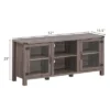 Costway TV Stand Entertainment Center For TV's Up To 65'' W/ Storage Cabinets Deep Taupe -Furniture Store GUEST 1510fe3d 24df 4dba 917d 2ce5609239e7