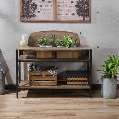 Camie Console Table Reclaimed Oak - MiBasics 4 Camie Console Table Reclaimed Oak - MiBasics - Image 2