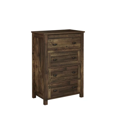 Brookside 4 Drawer Dresser Rustic - Room & Joy 4 Brookside 4 Drawer Dresser Rustic - Room & Joy - Image 2