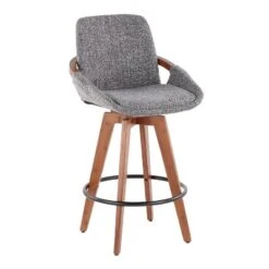 Cosmo Mid-Century Modern Modern Counter Height Barstool - LumiSource -Furniture Store GUEST 18385e9a efa2 4b36 bec2 3cca233392a6