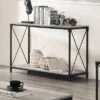 Rosslea Lower Shelf Sofa Table Black/Gray - HOMES: Inside + Out 2 Rosslea Lower Shelf Sofa Table Black/Gray - HOMES: Inside + Out -Furniture Store GUEST 19352637 a166 410b 84b5 38c266fae32e