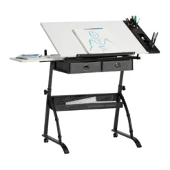 Core Drawing Table And Stool Set Charcoal Black/White - Studio Designs 36 Core Drawing Table And Stool Set Charcoal Black/White - Studio Designs -Furniture Store GUEST 19d1a665 a8bb 435d b2dd ccca9f7b9e24