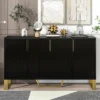 Modern Buffet Sideboard Cabinet With Metal Handles & Legs And Adjustable Shelves-ModernLuxe -Furniture Store GUEST 1b061606 f343 4a77 a71c 1692a9b47693