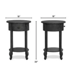 James Round Side Table Dark Gray - Finch -Furniture Store GUEST 1bb58292 d2ad 4893 a689 c406fea5a883