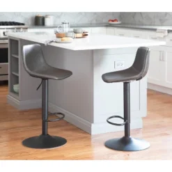 Set Of 2 31.25" Duke Industrial Adjustable Height Barstools - LumiSource -Furniture Store GUEST 1d11636e 215b 4dc5 bc17 3f92584a123d