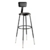 Set Of 2 32"-39" Height Adjustable Heavy Duty Vinyl Padded Steel Accent Barstools With Backrest Black - Hampden Furnishings 2 Set Of 2 32"-39" Height Adjustable Heavy Duty Vinyl Padded Steel Accent Barstools With Backrest Black - Hampden Furnishings -Furniture Store GUEST 20abef93 a433 467d a03c 452d1faea76f