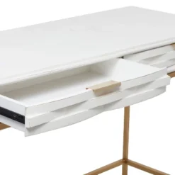 Contemporary 2 Drawer Metal Console Table White - Olivia & May 11 Contemporary 2 Drawer Metal Console Table White - Olivia & May -Furniture Store GUEST 212d8e50 2d8d 4642 b5c4 4dab393221e2