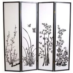 Legacy Decor Bamboo Floral Room Divider Screen -Furniture Store GUEST 218ed7ce b96e 4731 be9e 7d11ee9ab5eb