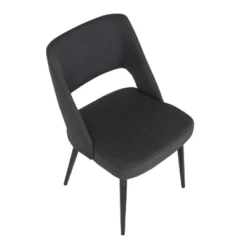 Valencia Steel/Polyester Dining Chair - LumiSource -Furniture Store GUEST 21c18c1b 07e6 40e0 a94e a59bf5edc904