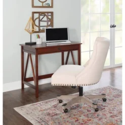 Computer Desk Tobacco - Linon -Furniture Store GUEST 21ecbd76 885b 48d8 84d8 81509acd9684