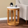 Vebell Round End Table White/Natural - Aiden Lane 1 Vebell Round End Table White/Natural - Aiden Lane -Furniture Store GUEST 22bbd0c7 ed1c 4107 83fc 5f279341ce90