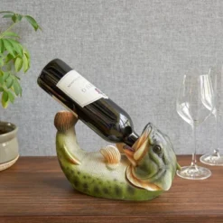 True Boozy Bass Polyresin Wine Bottle Holder Set Of 1, Green, Holds 1 Standard Wine Bottle 12 True Boozy Bass Polyresin Wine Bottle Holder Set Of 1, Green, Holds 1 Standard Wine Bottle -Furniture Store GUEST 2482c6ee ca37 44fb 96f0 db29028db762
