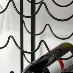 HOMCOM 24-Bottle Industrial Modern Wine Rack Table, Freestanding 6 Tier Wine Bottle Organizer With Glass Stemware Holder , Natural / Black 11 HOMCOM 24-Bottle Industrial Modern Wine Rack Table, Freestanding 6 Tier Wine Bottle Organizer With Glass Stemware Holder , Natural / Black -Furniture Store GUEST 26e4a6cf 5fe5 406c bf7b ea770a4d0dfb