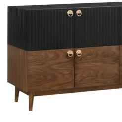 Amigo Veneer Wood Buffet Black/Walnut - Armen Living -Furniture Store GUEST 27572756 6893 454b 9483 f8f5dc7062d1