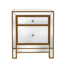 Modern Mirrored Nightstand With 1 Door, Silver - ModernLuxe 16 Modern Mirrored Nightstand With 1 Door, Silver - ModernLuxe -Furniture Store GUEST 27e69fb6 c1fb 4435 8f3b 251a5ab94bcc