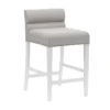 27" Desco Wood Upholstered Counter Height Barstool White - Hillsdale Furniture -Furniture Store GUEST 2c2a42c0 7804 4fe6 9402 3202f5c8461c