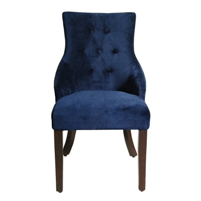 Tufted Accent Chair Blue - HomePop 6 Tufted Accent Chair Blue - HomePop - Image 4