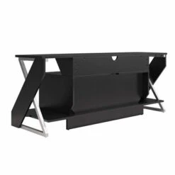 Xtreme Gaming TV Stand With TVs Up To 65" With LED Light Kit Black - NTENSE -Furniture Store GUEST 2d80d4cf c23a 49e5 9f3c 659b5b1b27c2