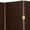 6 Ft. Tall Woven Fiber Room Divider - Dark Mocha (5 Panels) -Furniture Store GUEST 2e2557d3 698d 4c5f 9c0f abe34467a805