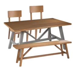 Trelltre Rectangular Dining Table Natural/Gray - Aiden Lane 15 Trelltre Rectangular Dining Table Natural/Gray - Aiden Lane -Furniture Store GUEST 2fca957e 4613 4907 9ba5 ec37208bf43e