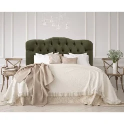 King Tufted Headboard Velvet Loden - Skyline Furniture -Furniture Store GUEST 302df458 d816 455c b165 6b46fa0f6da1