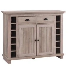 Home Source Bar Cabinet Bookshelf With Glass Doors In Chocolate Finish -Furniture Store GUEST 308db4f7 e918 4987 bed4 229673db5572